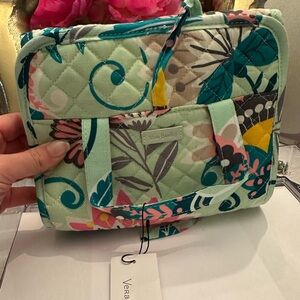 Vera Bradley Green Make Up Organizer New
